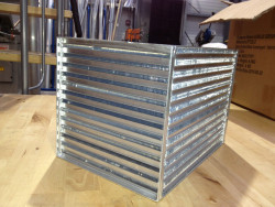 Intercooler core - bar and plate Porsche 962