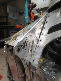 Porsche 962 chassis repairs