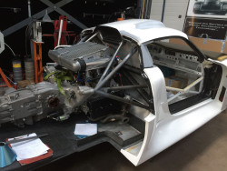 Porsche GT1 aluminium fabrication