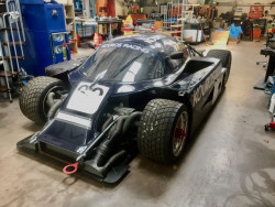 Sauber C8 brake air ducts and turbo cover panels