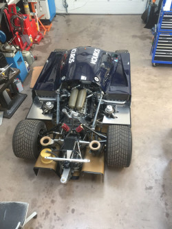 Sauber C8 brake air ducts and turbo cover panels